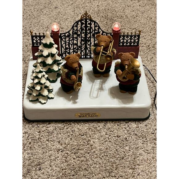 Wonderland Bear Band Vintage Musical Swing & Sway Music Works 12 Yuletide Tunes